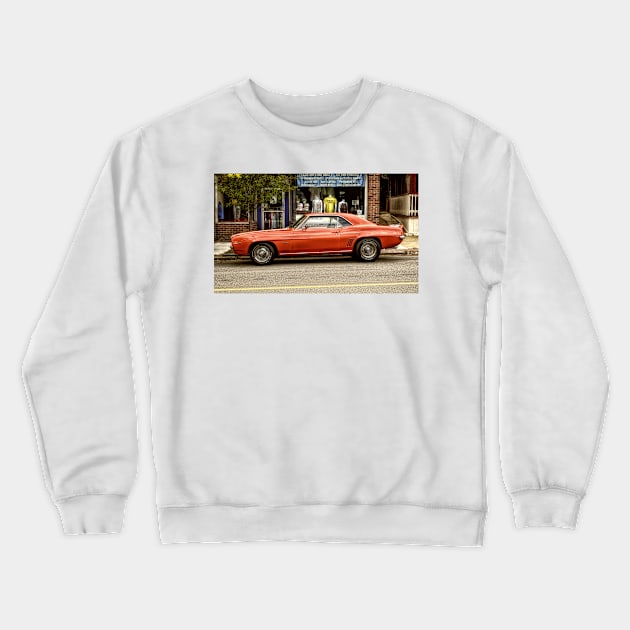 1969 Chevrolet Camaro Crewneck Sweatshirt by JimDeFazioPhotography